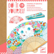 Load image into Gallery viewer, Djeco DIY Fan and Case to Colour In - Koneko
