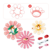 Load image into Gallery viewer, Djeco DIY Make Your Own Baskets - Blossoms
