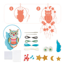 Load image into Gallery viewer, Djeco DIY Dreamcatcher to Create - Golden Owl
