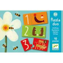 Load image into Gallery viewer, Djeco Puzzle Duo - Numbers
