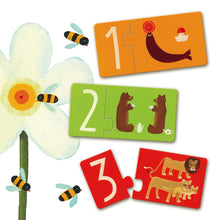 Load image into Gallery viewer, Djeco Puzzle Duo - Numbers
