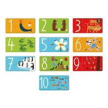 Load image into Gallery viewer, Djeco Puzzle Duo - Numbers
