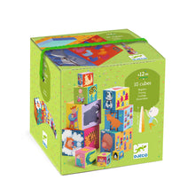 Load image into Gallery viewer, Djeco 10 Cubes - Funny - BEST SELLER
