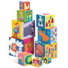 Load image into Gallery viewer, Djeco 10 Cubes - Funny - BEST SELLER
