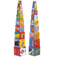 Load image into Gallery viewer, Djeco 10 Cubes - Funny - BEST SELLER
