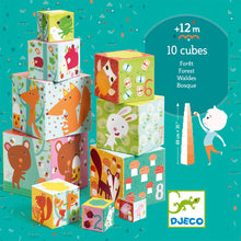 Load image into Gallery viewer, Djeco 10 Cubes - Forest - BEST SELLER
