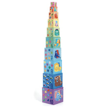 Load image into Gallery viewer, Djeco 10 Cubes - Rainbow - BEST SELLER
