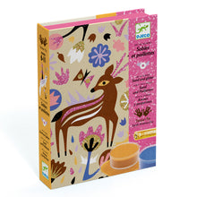 Load image into Gallery viewer, Djeco Coloured Sands and Glitter Art by Numbers - Woodland Wonderland - BEST SELLER
