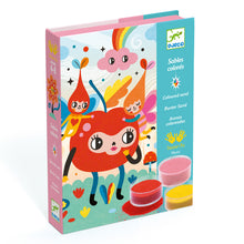 Load image into Gallery viewer, Djeco Coloured Sands Art by Numbers - Deliciously Cute!
