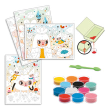 Load image into Gallery viewer, Djeco Coloured Sands Art by Numbers - Deliciously Cute!
