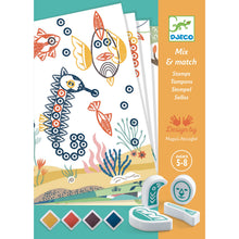 Load image into Gallery viewer, Djeco Mix and Match Stamps - Surprising Animals
