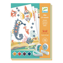 Load image into Gallery viewer, Djeco Mix and Match Stamps - Surprising Animals
