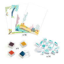 Load image into Gallery viewer, Djeco Mix and Match Stamps - Surprising Animals
