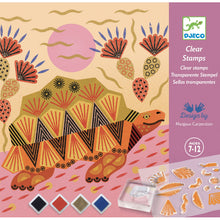 Load image into Gallery viewer, Djeco Patterns and Animals Clear Stamp
