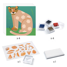 Load image into Gallery viewer, Djeco Patterns and Animals Clear Stamp
