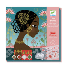 Load image into Gallery viewer, Djeco Patterns and Decorations Clear Stamps
