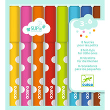 Load image into Gallery viewer, Djeco 8 Felt Pens for Little Ones - BEST SELLER
