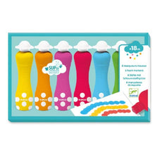 Load image into Gallery viewer, Djeco 6 Foam Marker Felt Tips - BEST SELLER
