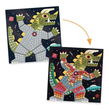 Load image into Gallery viewer, Djeco Mosaics Space Battle - Art by Numbers
