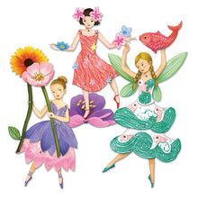Load image into Gallery viewer, Djeco Jumping Jacks To Colour In - Fairies
