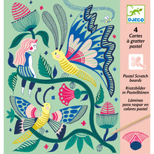 Load image into Gallery viewer, Djeco Scratch Boards - Fantasy Garden
