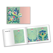 Load image into Gallery viewer, Djeco Scratch Boards - Fantasy Garden
