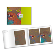 Load image into Gallery viewer, Djeco Scratch Boards - When Dinosaurs Reigned

