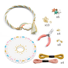 Load image into Gallery viewer, Djeco Kumihimo Bracelets - Celeste - BEST SELLER
