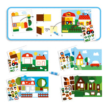 Load image into Gallery viewer, Djeco Folding and Stickers - Hide and Seek
