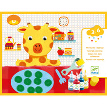 Load image into Gallery viewer, Djeco Sponge Painting - Cuddly Toy Adventures -  BEST SELLER
