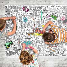 Load image into Gallery viewer, Farm Colour-In Tablecloth / Giant Poster - BEST SELLER
