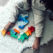 Load image into Gallery viewer, 1-5 Giraffe Jigsaw Puzzle
