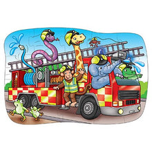 Load image into Gallery viewer, Big Fire Engine Jigsaw Puzzle
