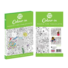 Load image into Gallery viewer, Puzzle Time Colour-In Tablecloth / Giant Poster

